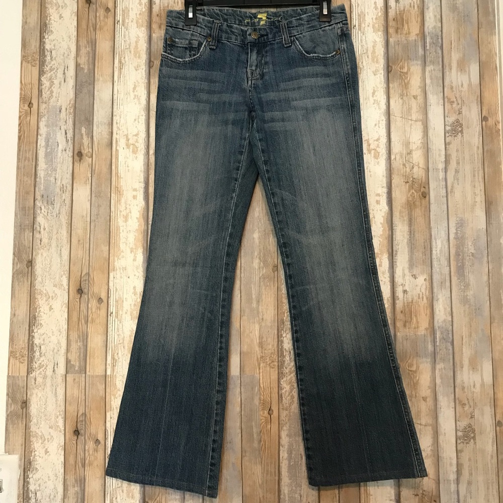 7 FAMK “A” pocket bootcut jean | 27